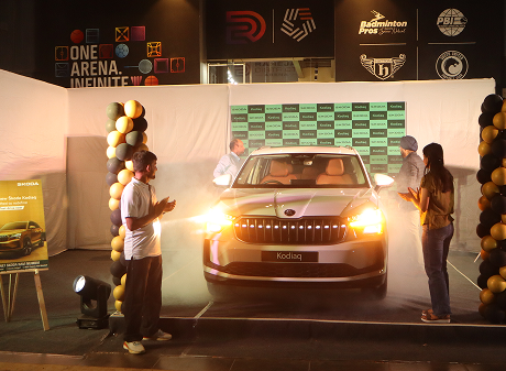 Skoda car launch at Ileseum Clubs, Raheja